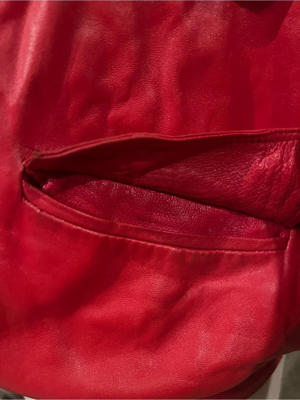 Vintage 1980’s Giotti red leather Michael Jackson Thriller-esque jacket Italy